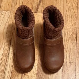Dansko leather brown boots Euro size 38–used